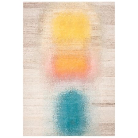 Safavieh 10 x 14 ft. Tibetan Hand Knotted Rectangle Area Rug Beige & Gold TIB400B-10